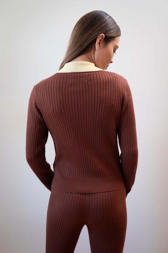  마리아 스탠리 스트레이트 팬츠 리브드 갤로 팬츠 - MARIA STANLEY