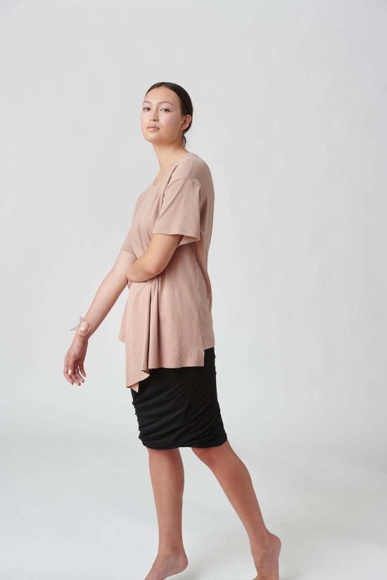  아라 블라우스 노부스 유기농 면 탑 웜 토프