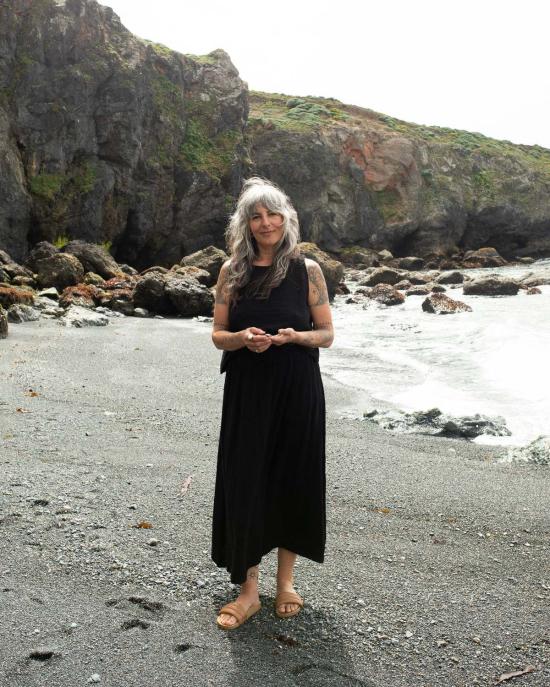  어니스트 코튼 데님 팬츠 카탈리나 스커트 크림/블랙 - HONEST COTTON