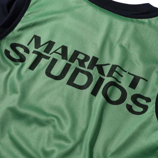  마켓 반팔 티셔츠 X 엄브로 스크림미지 저지 티셔츠 - MARKET