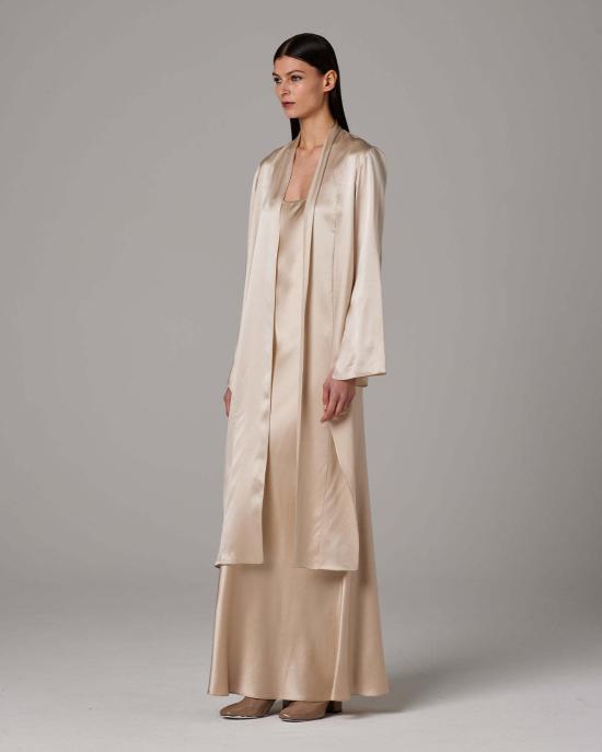  VOZ 블라우스 Voz 실크 페더라이트 랩  골드 - OTHER BRANDS