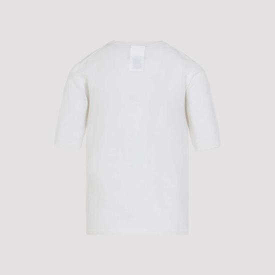  막스마라 반팔 티셔츠 막스 마라 게리코 SS 니트 티셔츠 비앙코 - MAX MARA