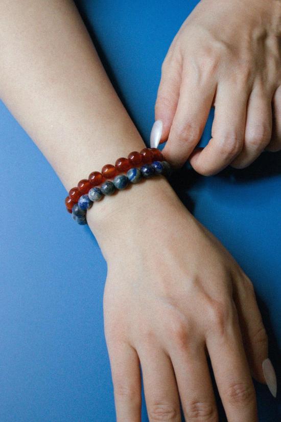  세레 팔찌 매니페스트 컬렉션 보호  블루 - SEREE