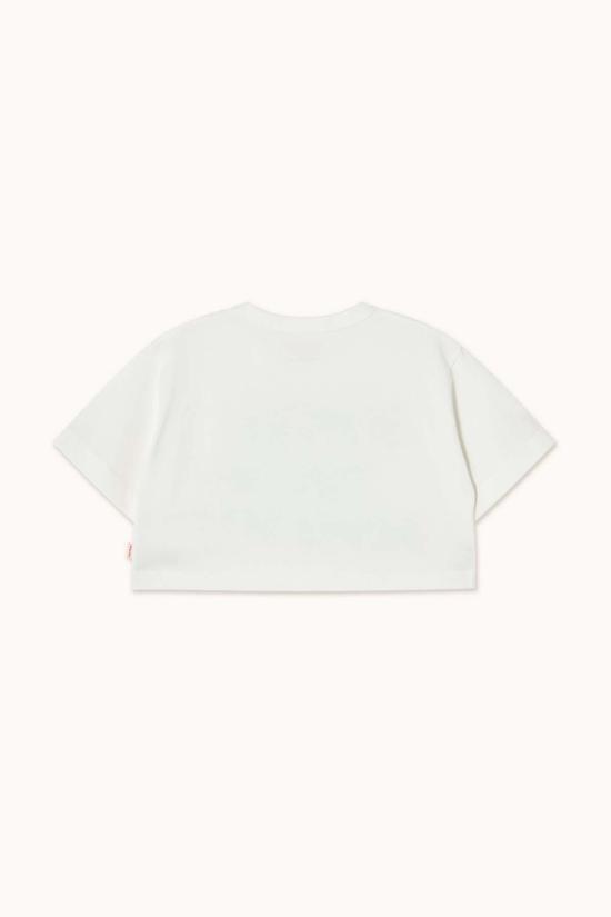  [키즈] 타이니코튼 티셔츠 스 더 선 그래픽 크롭 티 오프 화이트 - TINYCOTTONS