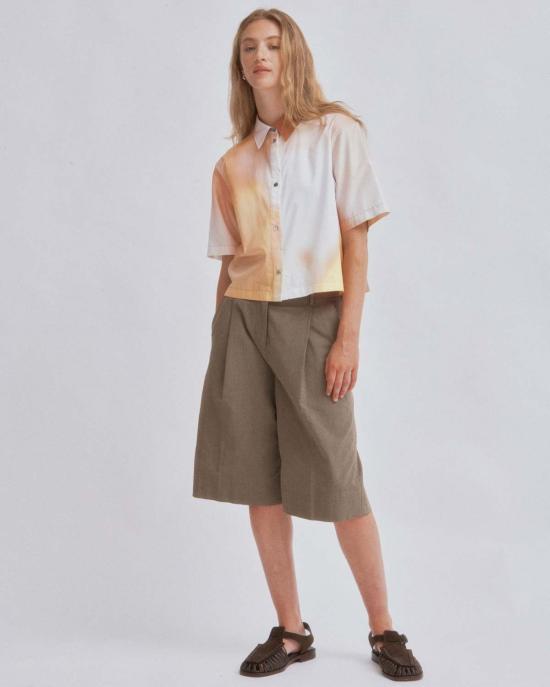  사야카 다비스 뉴욕 민소매 티셔츠 사야카 데이비스 뉴욕 크롭 셔츠 프린트 - SAYAKA DAVIS NEW YORK