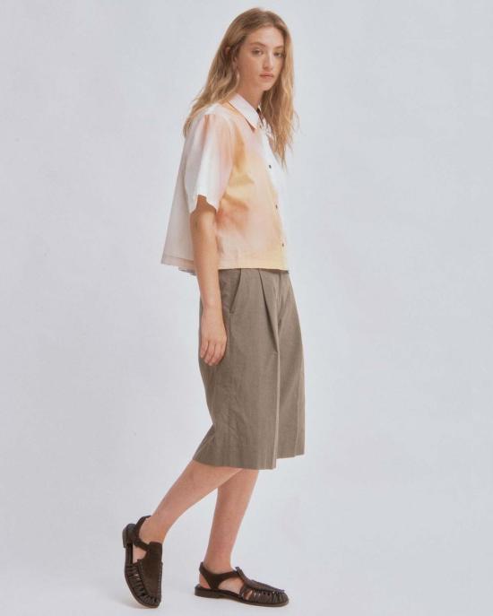  사야카 다비스 뉴욕 민소매 티셔츠 사야카 데이비스 뉴욕 크롭 셔츠 프린트 - SAYAKA DAVIS NEW YORK