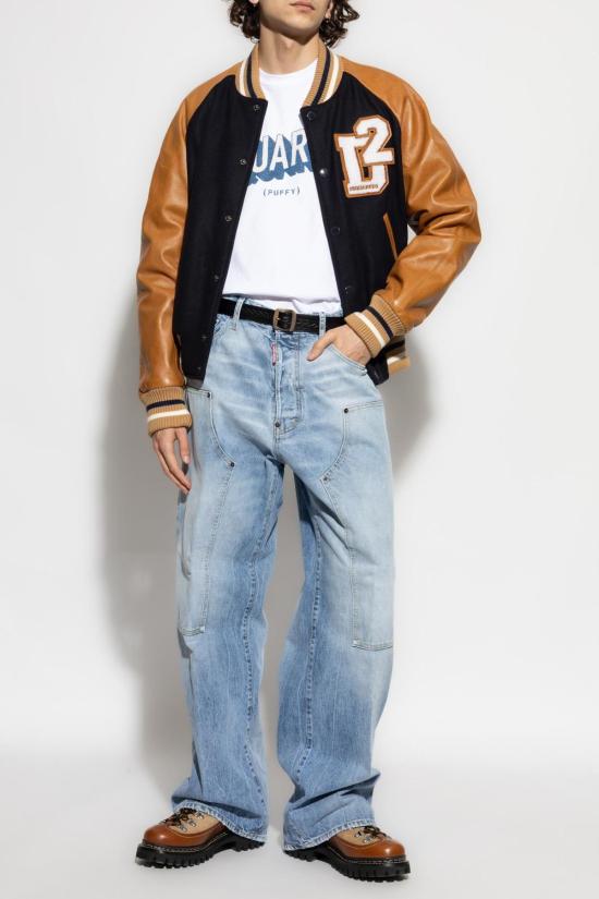  디스퀘어드2 데님 팬츠 루즈핏 진 블루 - DSQUARED2