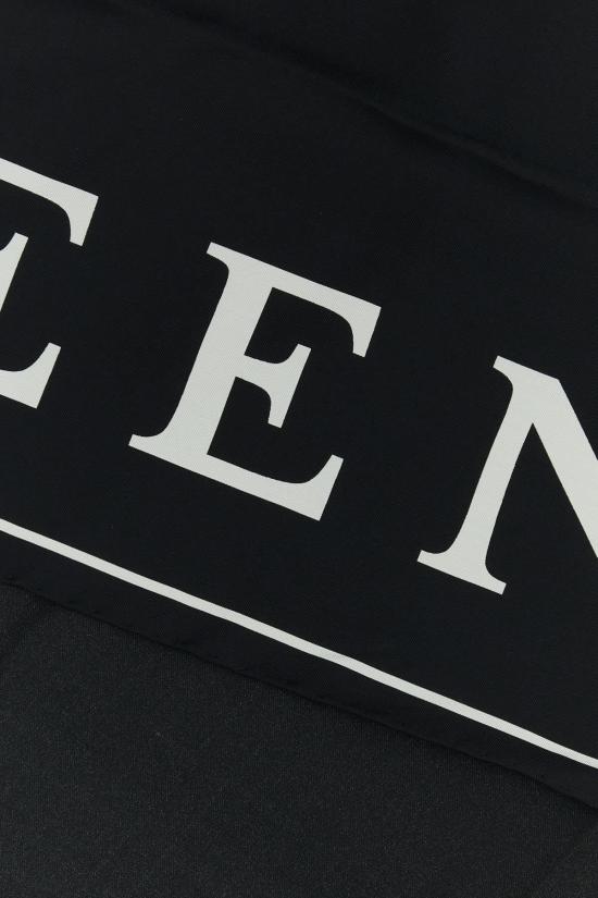  알렉산더 맥퀸 머플러/스카프 실크 스카프 블랙 - ALEXANDER MCQUEEN