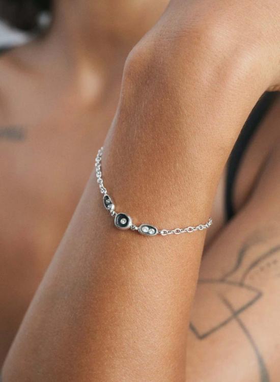  메그 팔찌 카리나 하디 듀드롭스 실버 브레이슬릿 - MEG