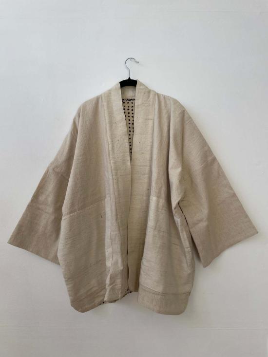  해피 프렌치 갱 트렌치 코트 인사이드 도트 코트 화이트 - HAPPY FRENCH GANG