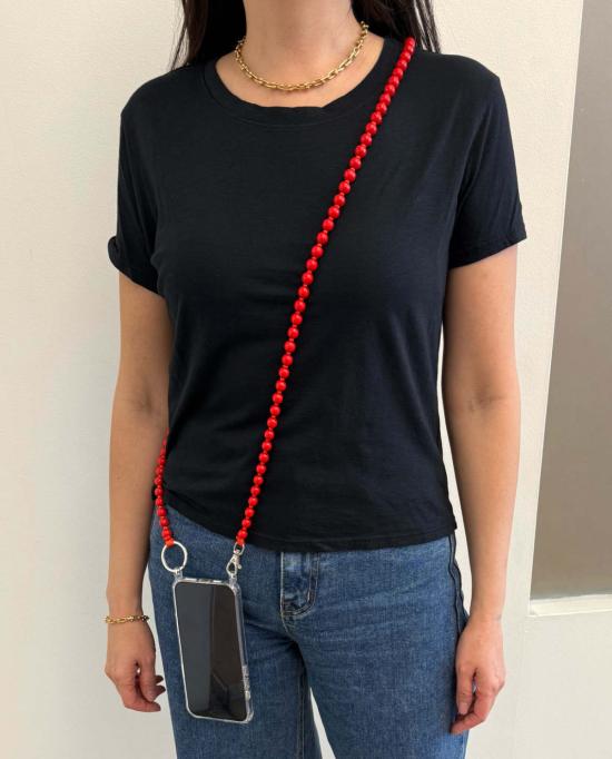  잇이즈웰 LA 목걸이/팬던트 It Is Well L.A. 휴대폰 목걸이 빨간색 - IT IS WELL L.A.