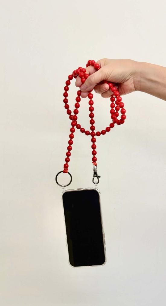  잇이즈웰 LA 목걸이/팬던트 It Is Well L.A. 휴대폰 목걸이 빨간색 - IT IS WELL L.A.