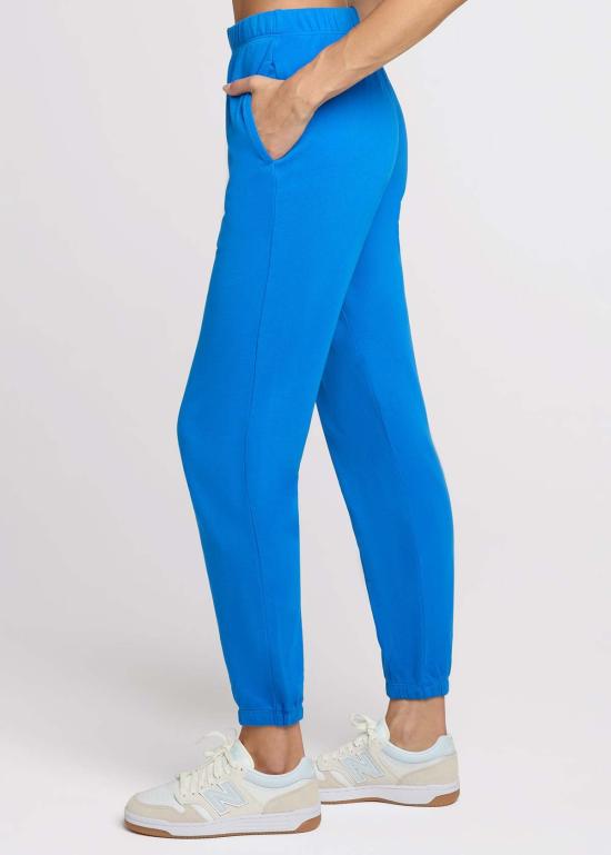  The Standard Stitch 스트레이트 팬츠 스탠다드 스티치 스웨트팬츠 블루 - OTHER BRANDS