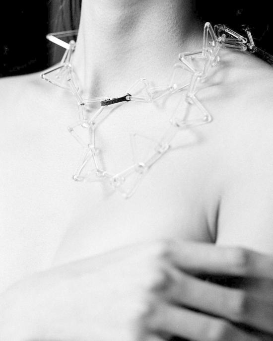  제인 다렌스부르그 목걸이/팬던트 제인 다렌스버그 트라이앵글 체인 클리어 - JANE DARENSBOURG