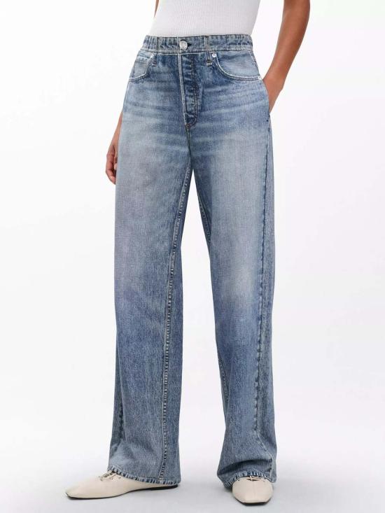  랙앤본 데님 팬츠 Rag&Bone Miramar 와이드 레그 팬츠