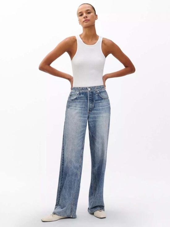  랙앤본 데님 팬츠 Rag&Bone Miramar 와이드 레그 팬츠 - RAG & BONE