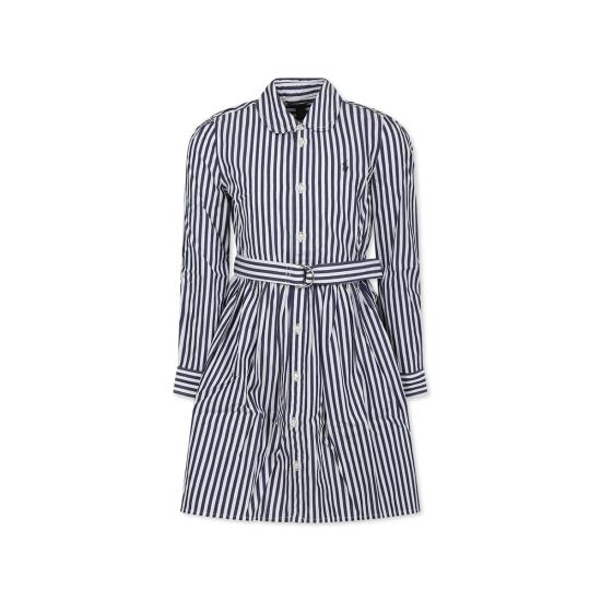  [키즈] 랄프 로렌 원피스 아동용 파란색 드레스 (말 무늬)