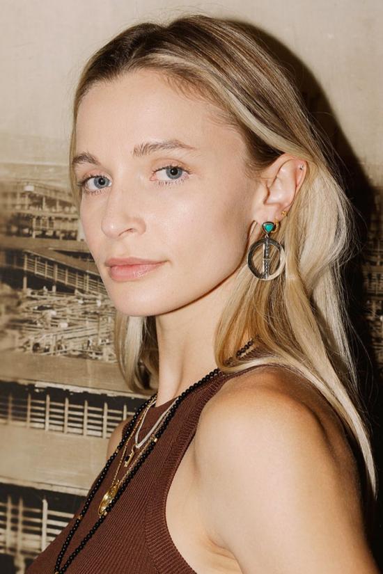  시에라 윈터 주얼리 이어링 블루스템 귀걸이 (은/천연 터키석) - SIERRA WINTER JEWELRY