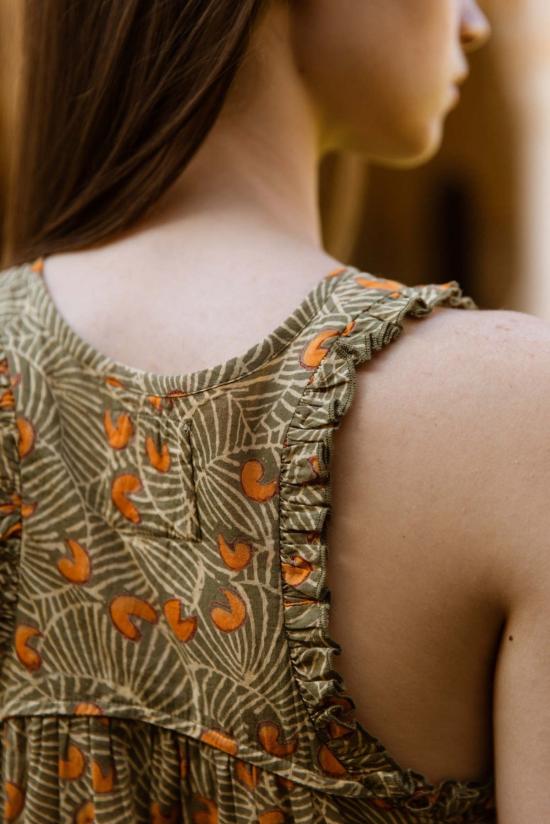  씨큐씨 엘에이 점프수트 Cqc La 핸드 프린트 시만 롬퍼 - CQC LA