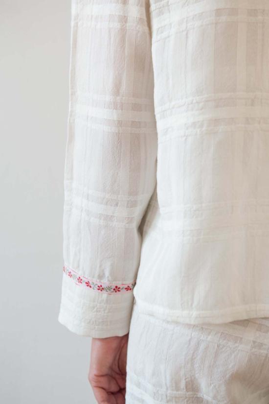  OLIVIA LATINOVICH 셔츠 올리비아 라티노비치 러브  화이트 - OLIVIA LATINOVICH