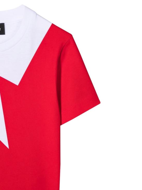  [키즈] 디스퀘어드2 트레이닝 상의 키즈 Dsquared2 릴랙스 마글리에타 티셔츠 화이트 - DSQUARED2