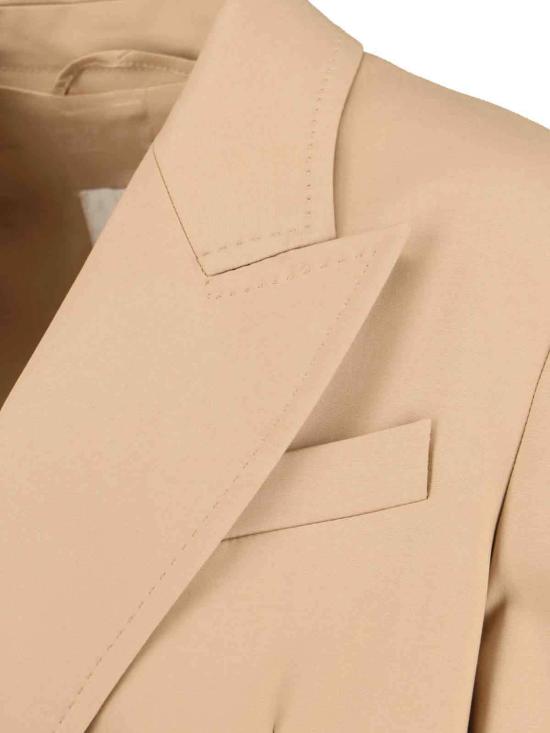  막스마라 수트 자켓 막스 마라 올림피아 더블 브레스티드 블레이저 샌드 - MAX MARA