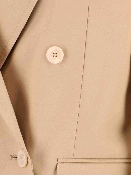  막스마라 수트 자켓 막스 마라 올림피아 더블 브레스티드 블레이저 샌드 - MAX MARA