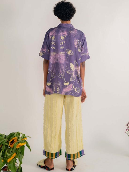  IKKIVI 셔츠 이키비 파드마 셔츠 퍼플 - IKKIVI