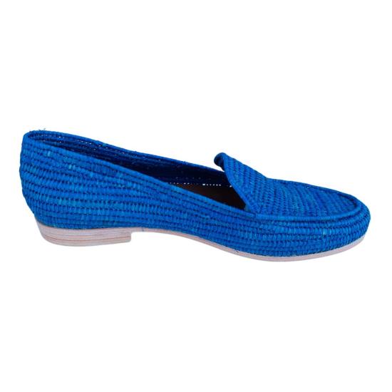  프라우드 메리 풋웨어 로퍼 라피아  블루 - PROUD MARY FOOTWEAR