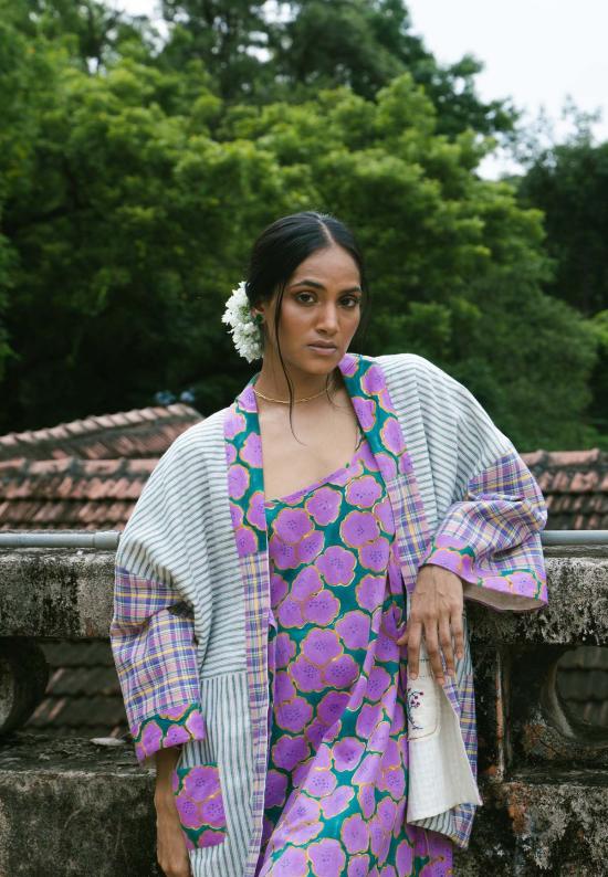  이키비 자켓 블루밍 리버서블 오버레이 재킷 - IKKIVI