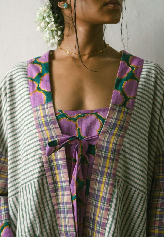  이키비 자켓 블루밍 리버서블 오버레이 재킷 - IKKIVI