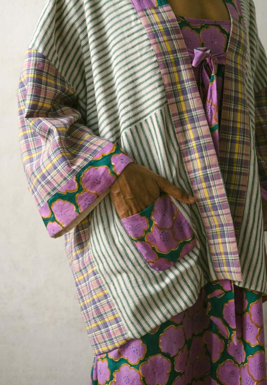  이키비 자켓 블루밍 리버서블 오버레이 재킷 - IKKIVI