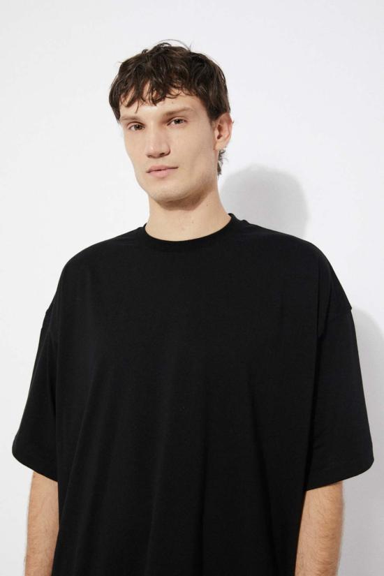  리타 반팔 티셔츠 로우 아바 티 블랙 - RITA