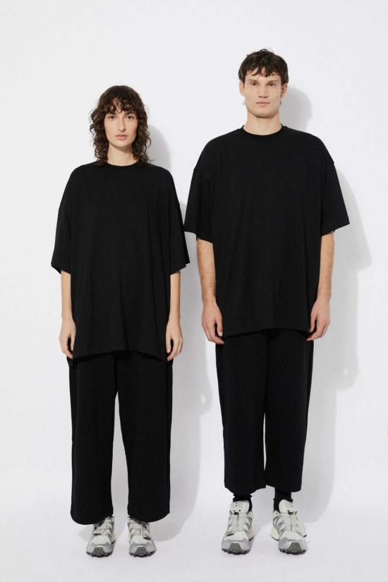  리타 반팔 티셔츠 로우 아바 티 블랙 - RITA