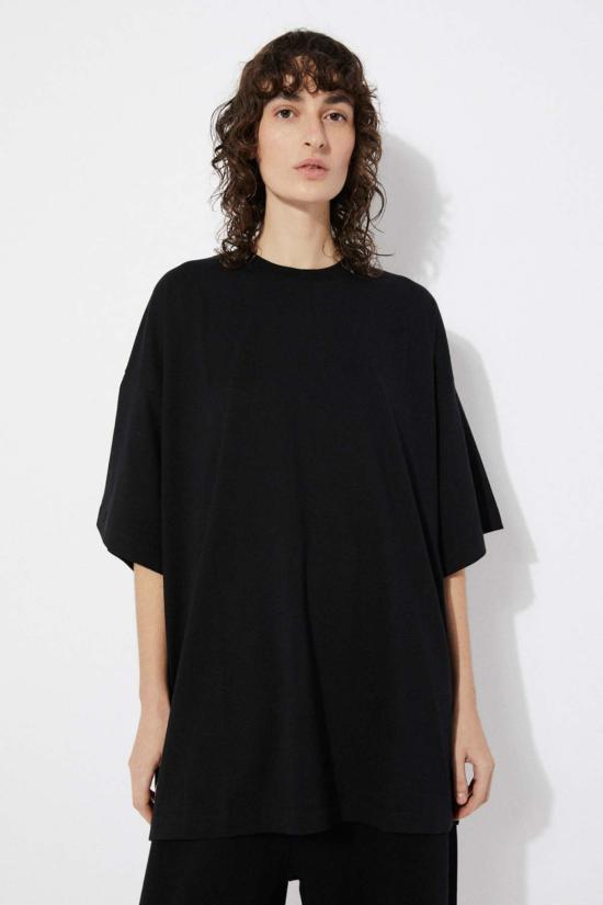  리타 반팔 티셔츠 로우 아바 티 블랙 - RITA