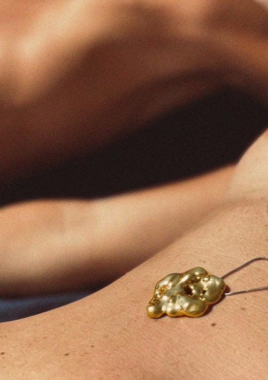  줄리 테브노 목걸이/팬던트 줄리 테베노 마그마 펜던트 골드 브라스