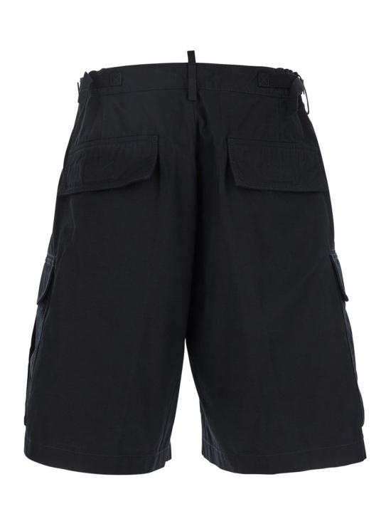  디스퀘어드2 숏팬츠 Dsquared2 Icon New Generation 카고 반바지 블랙 - DSQUARED2