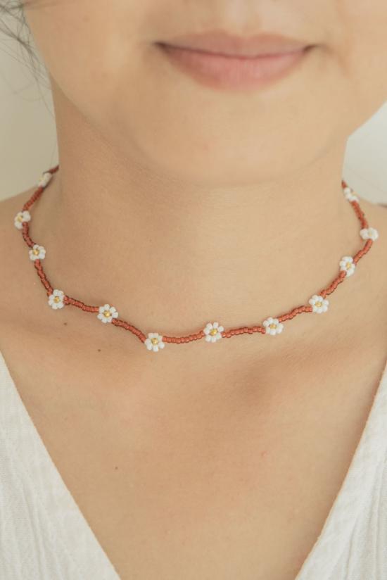  빌리지 스라이브 목걸이/팬던트 플로라 비즈 목걸이 - VILLAGE THRIVE