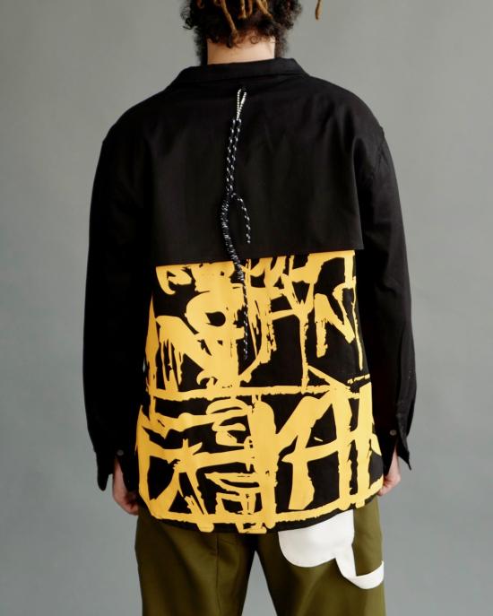  DFYNT 긴팔 셔츠 Dfynt 시그니처  재킷 블랙