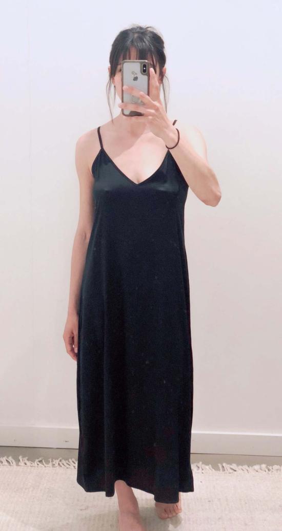  살루아 란제리 미디 원피스 엠마 롱 슬립 - SALUA LINGERIE