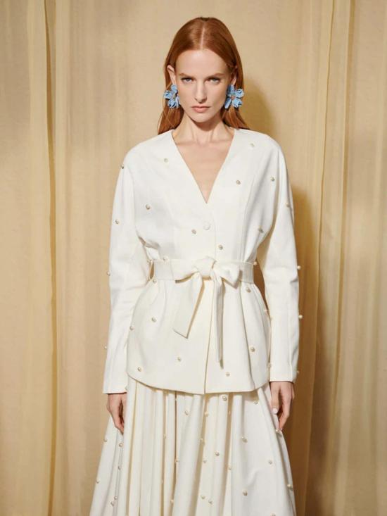  시스터 제인 수트 자켓 레이 데이즈 펄 재킷 펄 아이보리