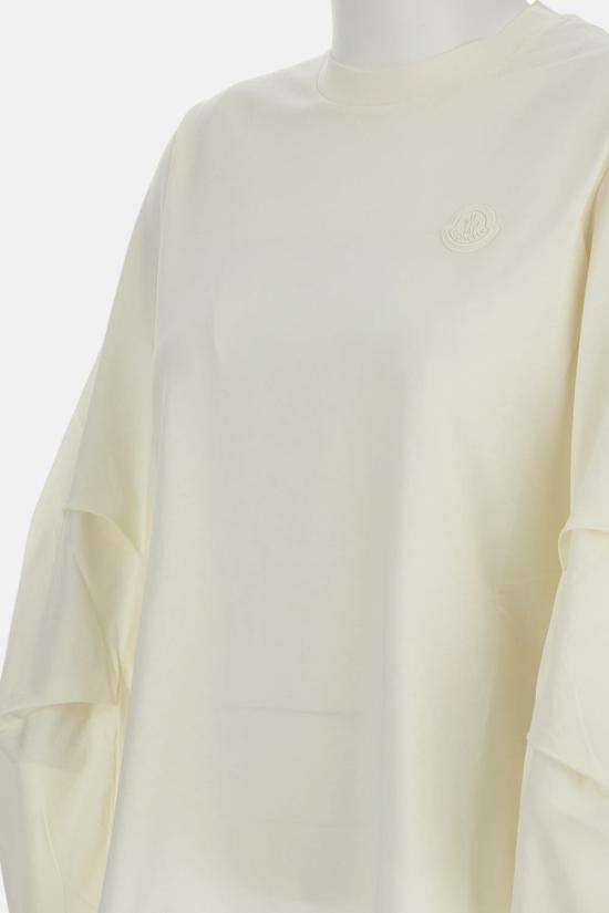  몽클레어 긴팔 티셔츠 화이트 - MONCLER
