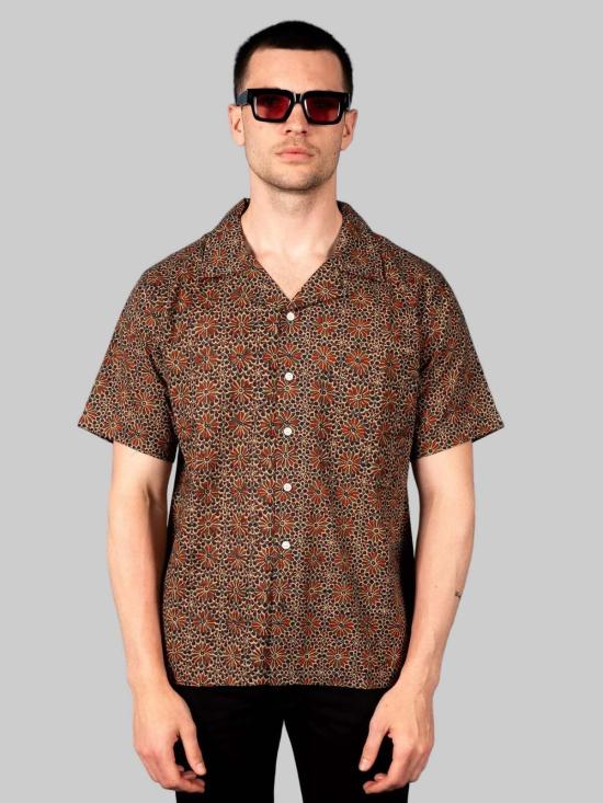  DUSHYANT 반팔 셔츠 두샨트 더 돈 캠프 칼라