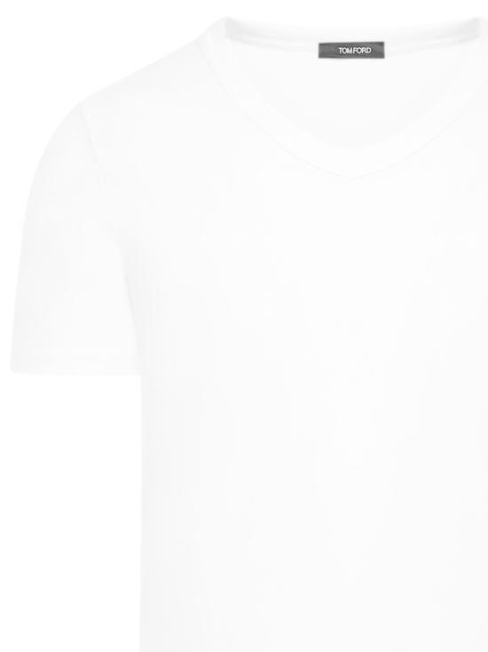  톰포드 탑 톰 포드 티셔츠 화이트 - TOMFORD