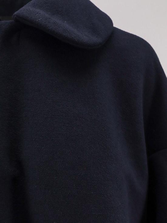  꼼데가르송 코트 Comme Des Garçons 플레이 크레이프 오버사이즈  블루 - COMME DES GARCONS