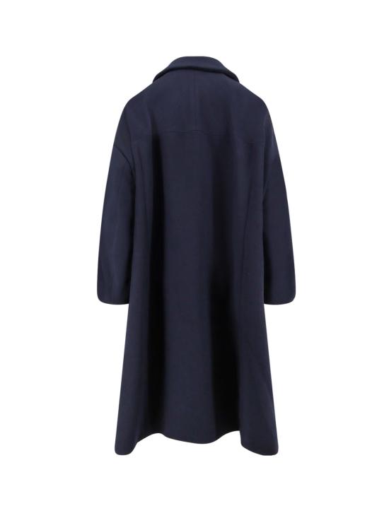  꼼데가르송 코트 Comme Des Garçons 플레이 크레이프 오버사이즈  블루 - COMME DES GARCONS