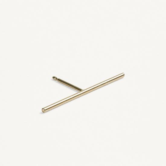  캐슬린 휘태커 이어링 스틱 스터드 14k 옐로우 골드 - KATHLEEN WHITAKER