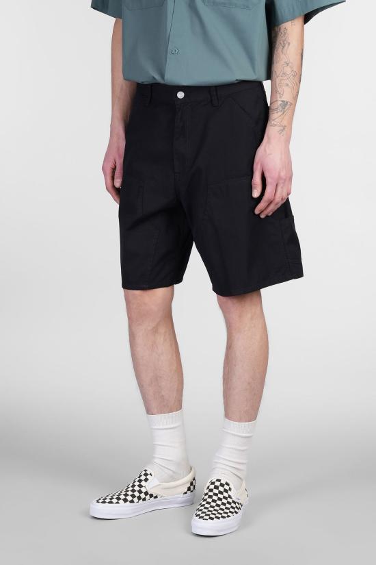  칼하트 숏팬츠 카하트 더블 니 쇼츠 블랙 - CARHARTT