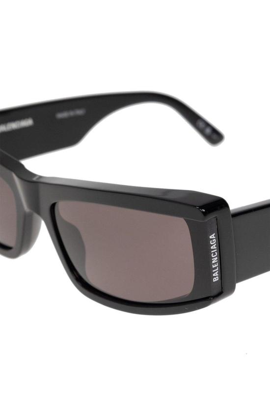  발렌시아가 안경 엣지 있는 직사각형 프레임 선글라스 - BALENCIAGA