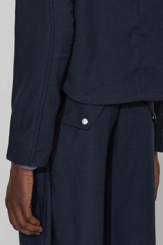  장 뤽 앰브리지 라벨 자켓 J.L A.L 퍼미안 재킷 라피스 블루 - J.L-A.L